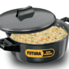 Hawkins Futura 2 Litre Cook n Serve Bowl, Hard Anodised Saucepan with Hard Anodised Lid, Sauce Pan for Cooking and Serving, Black (ACB20), Aluminium